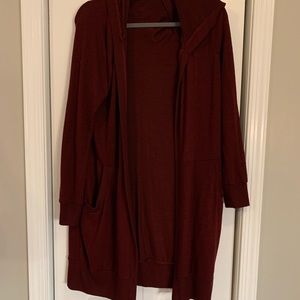 Alter’d state Burgundy long sweater, size medium